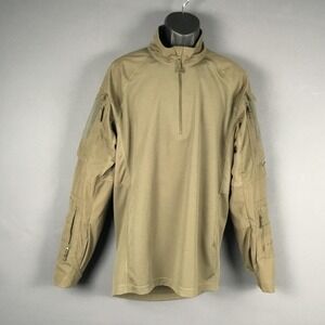 UF Pro Striker XT Gen 3 Shirt Mens XL Beige Combat 1/4 Zip Tactical Long Sleeve